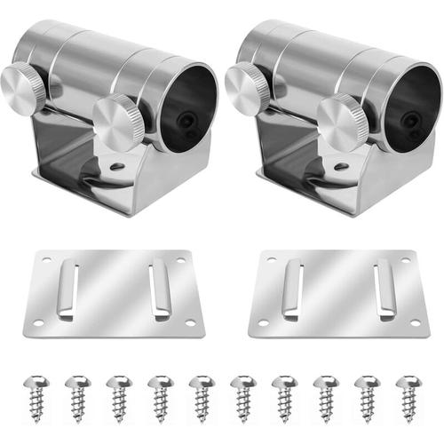 2 Stück Sonnenschirmhalter, Sonnenschirm-Befestigungsclip, Metall-Sonnenschirmhalter,