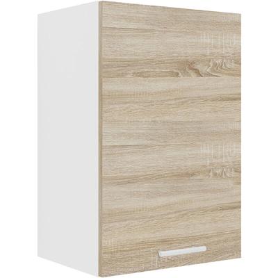 Ebuy24 - Esilo Küchenoberschrank 40 cm 1 Tür weiß, Eiche Dekor.