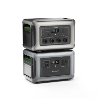 ALLPOWERS R3500 Portable Power Station with B3000 Expandable Battery 3500W 6336Wh LiFePO4 Battery