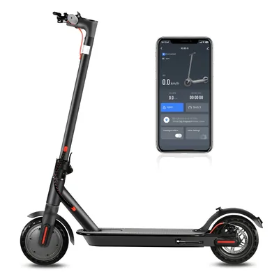 Electric Scooter, 8.5''/10'' Tires, 350W Motor, Max 20 Miles Range, 19 Mph Top Speed, Dual Braking,