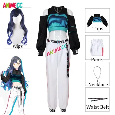ANIMECC AUF LAGER Shiraishi An Project Sekai Cosplay 3. Jahrestag Neue Uniform Halloween Party Image