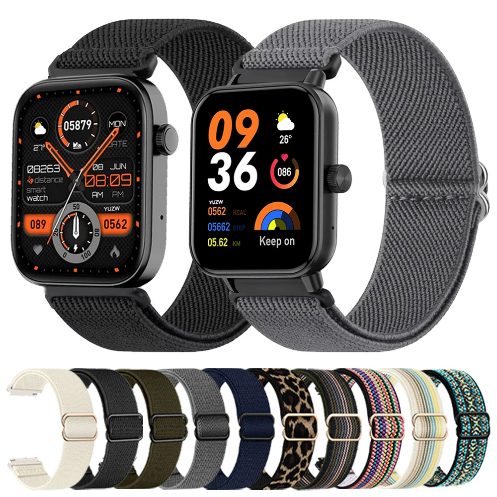 20 22 mm Uhrenarmband für COLMI P71 P81 Armband für COLMI C81/C8 Max/C60/C61/M42/V68/P73/P76/I28 Ultraweiches Nylonarmband Image