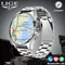 Lige nfc kompass position gps smart watch männer wasserdichte smartwatch bluetooth call outdoor sport fitness uhr für android ios
