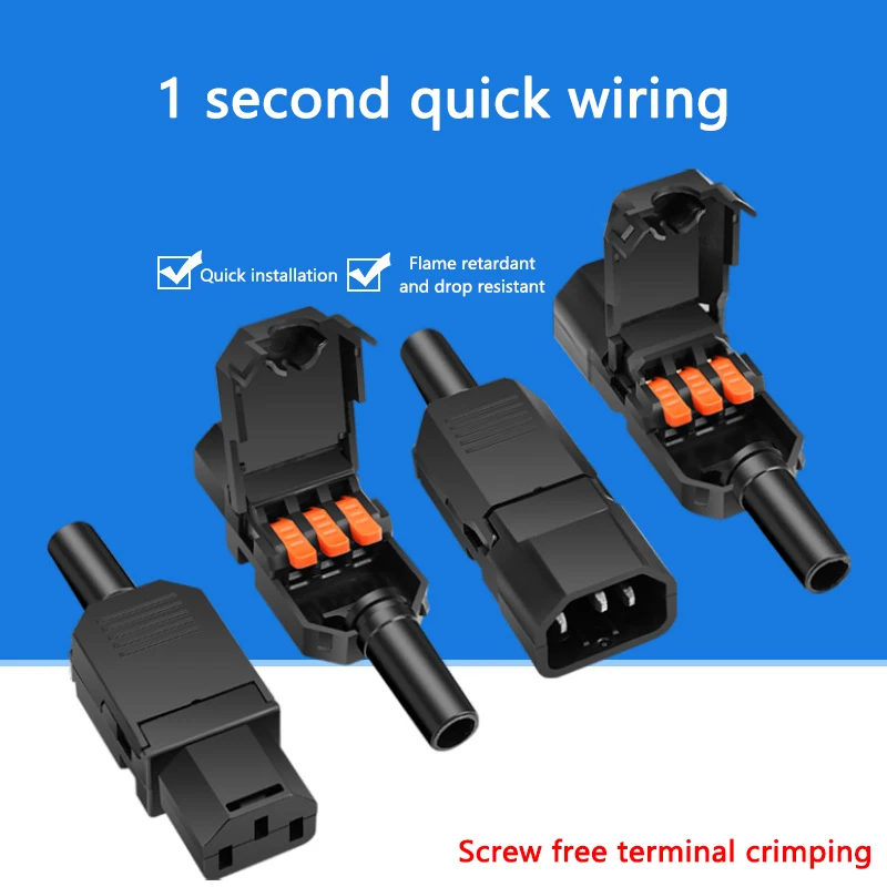 1 stücke 10A stecker reiskocher schraube freies schnelle verdrahtung AC steckdose elektrische reiskocher verdrahtung PDU Image