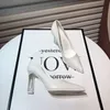 Auf Absätzen Klar Frau Schuhe Transparent Luxus Leder Casual Pumps Büro Spitz Schuhe Für Frauen