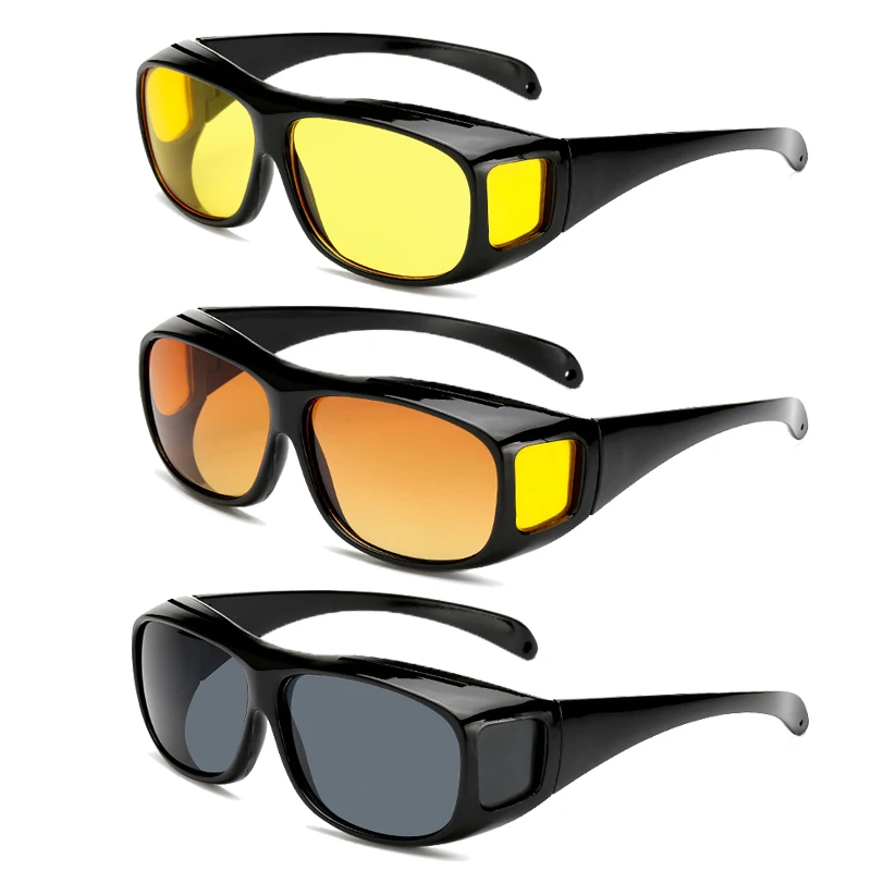 Neue Anti-Glare Fahrer Brille Auto Nacht Sicherheit Fahren Polarisation Staub-Proof Gläser Anti-UV Sonnenbrille Auto Zubehör Innen Image