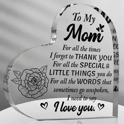 1pc Mom Birthday Gifts For Mom I Love You Mom Mothers Day Gifts