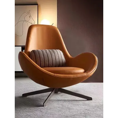 Nordic Sofa Chairs Luxury Portable Swivel Chairs Relaxing Design Modern Sofa Chair Living Room Comfortable Chair Home Furniture