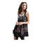 Free People Dresses | Free People She Swings Black/Multi Swing Dress Xs Nwt | Color: Black | Size: Xs