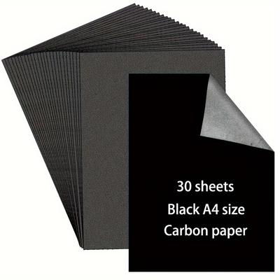 TEMU 30 Sheets Of Black A4 Carbon Paper - Perfect For Art And Crafts Image