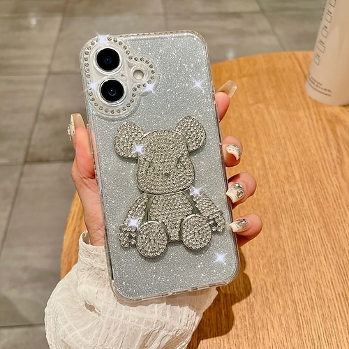 Handy Hülle Handyhüllen Für iPhone 17 Pro Max 17 Air 16 15 14 Pro Max Plus 13 12 11 Pro Max Rückseite Bling Glitzer glänzend Stoßfest Retro TPU Image
