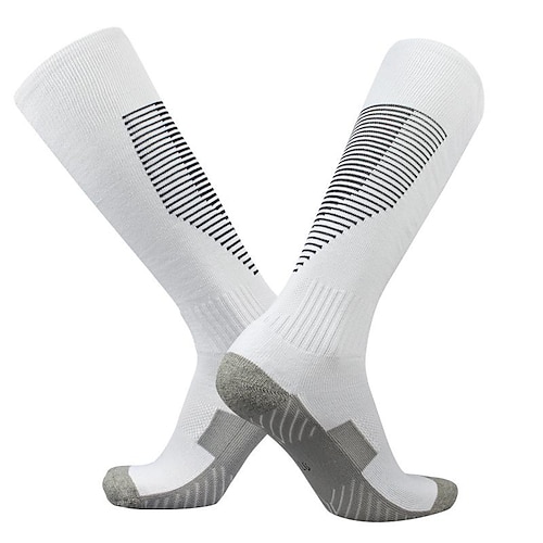 Herren Damen Wandersocken Skisocken Sportsocken Winter Außen warm halten Windundurchlässig Atmungsaktiv Rasche Trocknung Socken Baumwolle Schwarz und Weiß Schwarz-rot weiß Blau für Jagd Skifahren Image