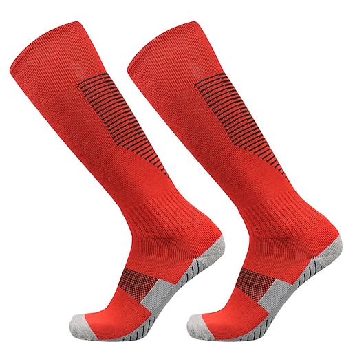 Herren Damen Wandersocken Skisocken Sportsocken Winter Außen warm halten Windundurchlässig Atmungsaktiv Rasche Trocknung Socken Baumwolle Schwarz und Weiß Schwarz-rot weiß Blau für Jagd Skifahren Image