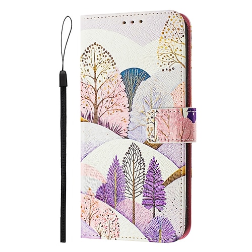 Handy Hülle Handyhüllen Für iPhone 17 Pro Max 17 Air 16 15 14 Pro Max Plus 13 12 11 Pro Max Mini Brieftaschenhülle Mit Ständer Magnetisch Vollschutz Retro TPU PU-Leder Image