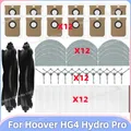 Compatibile con (Hoover HG4 Hydro Pro / HG4 Hydro, Cecotec Conga 7490 Ultimate Home X-Treme Genesis) Parti per Aspirapolvere Rullo Principale Spazzola Laterale Filtro HEPA Sacchetto Polvere Accessori