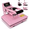 Transferpresse Hitzepresse 30x23cm, T-Shirt Druckmaschine mit LCD-Temperatur und Zeitkontrolle,