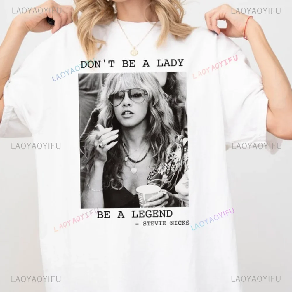Stevie Nicks T-shirt en coton unisexe, Don