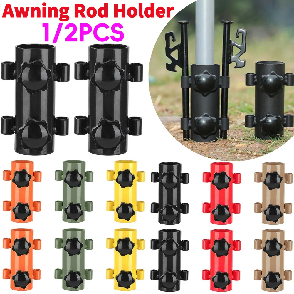 Markisenstangenhalter, verstellbare Schirmstange, fester Ständer, Edelstahl, winddicht, für den Außenbereich, zum Wandern, Angeln, Zeltzubehör