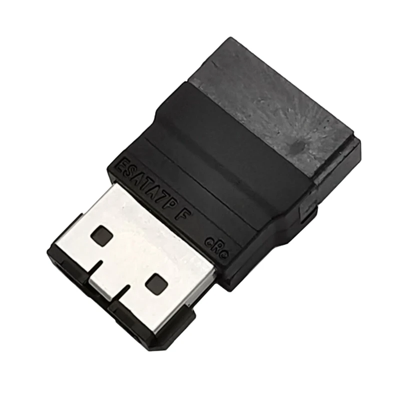 SATA-Stecker auf eSATA-Buchse, SSD intern auf extern, 7P-Festplattenadapter 896C Image