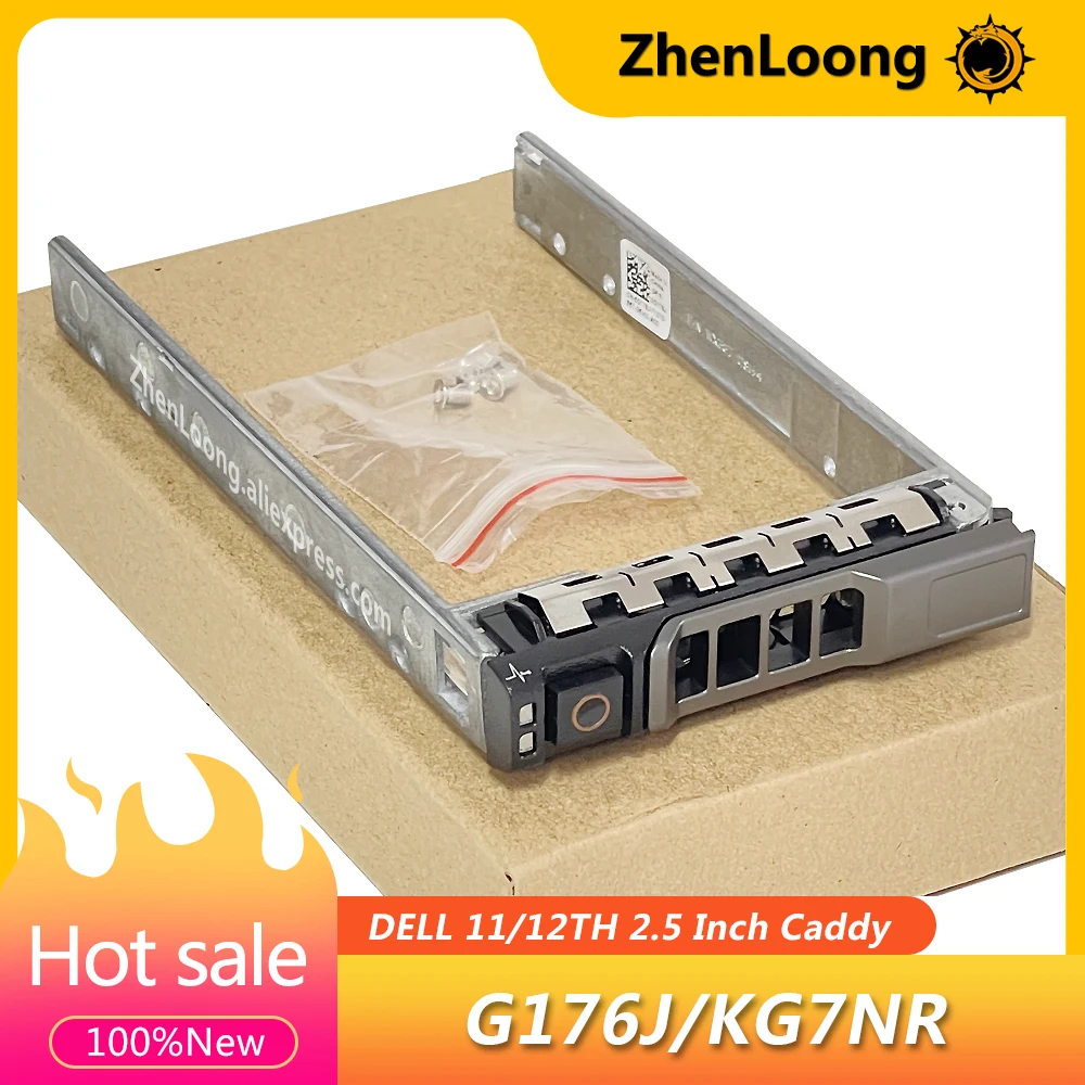 Neuer 2.5 "festplatten fach caddy für dell r720 r710 r730 r620 r610 hdd halterung g176j 8fkxc kg7nr wx387 mit schrauben metalls eite Image
