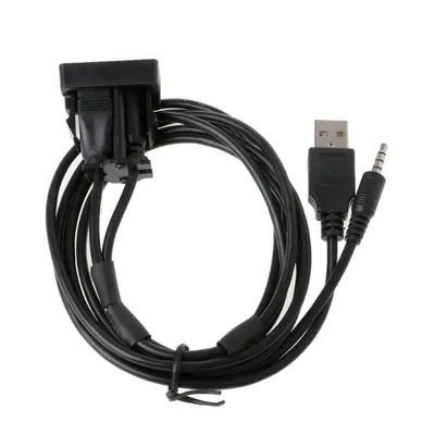 1M Auto Boot Flush Mount USB Port 3,5mm AUX USB Verlängerung Kabel Blei Panel Kopfhörer Männlichen