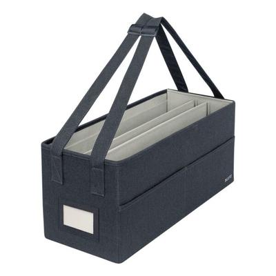 Faltbare Laptoptasche »Hot Desking« grau, Leitz, 46.5x21x20 cm