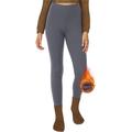 Per donna Pantaloni da yoga Leggings da yoga Leggings foderati in pile Calore Termico Vita Alta Yoga Allenamento in Palestra Pilates Collant Nero Bianco Viola scuro Pile Autunno Inverno Gli sport