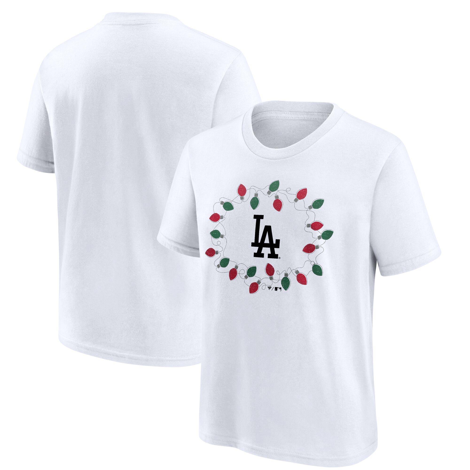 Weihnachts-T-Shirt der Los Angeles Dodgers – Jugendliche Image
