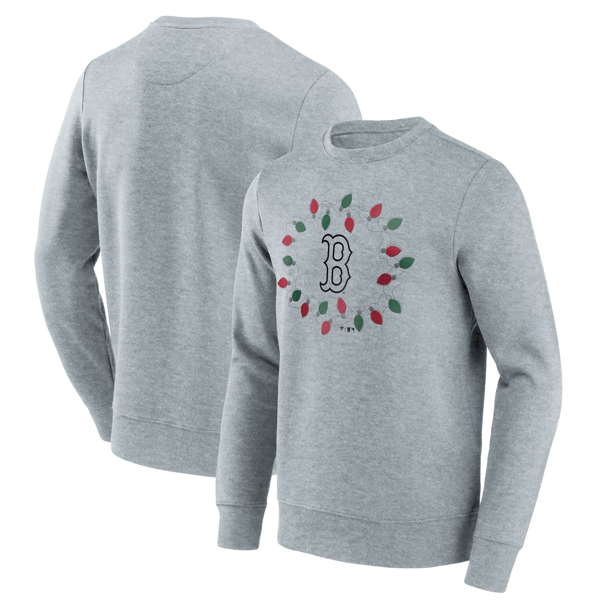 Weihnachts-Sweatshirt mit Rundhalsausschnitt der Boston Red Sox – Jugendliche Image