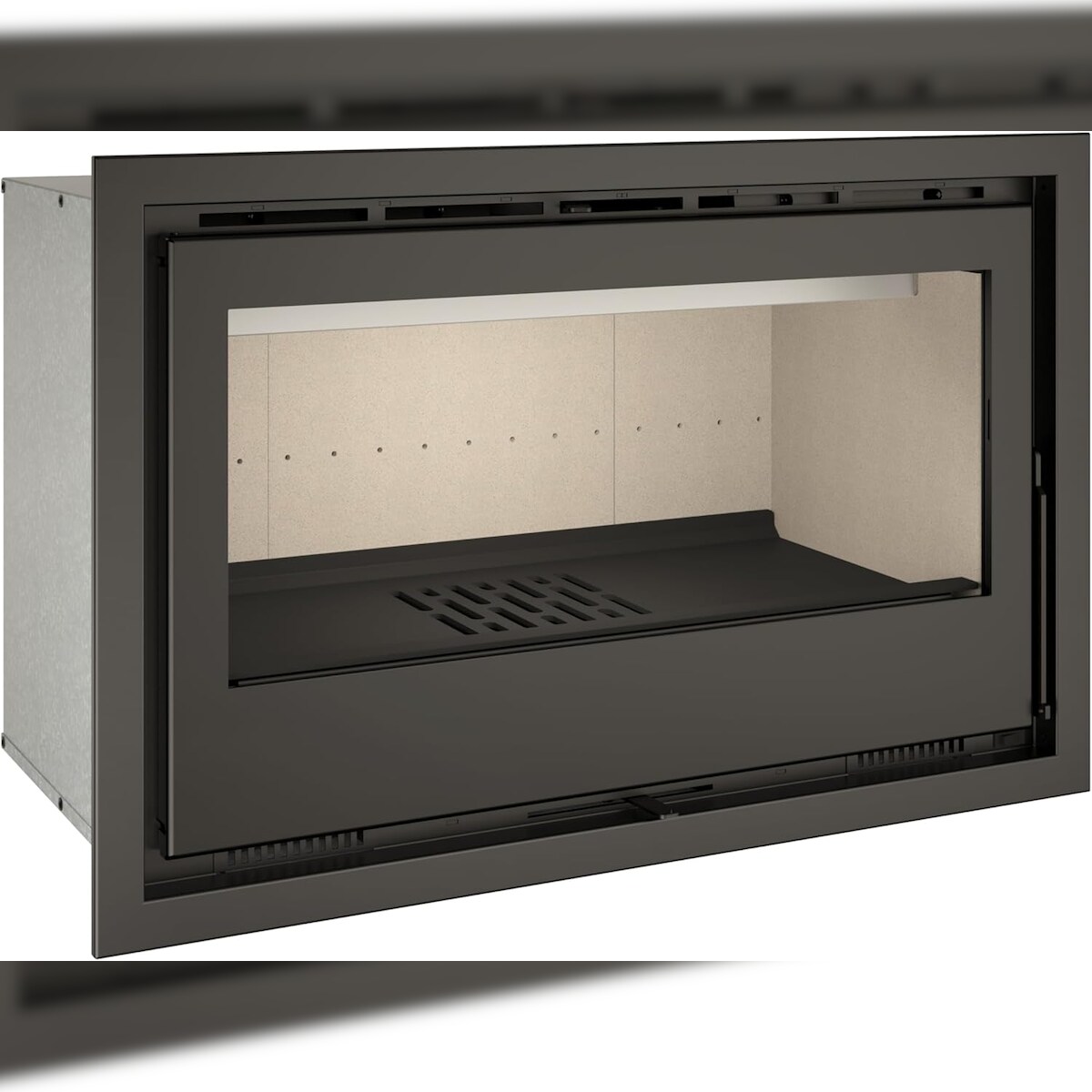 MAESTRO FERRETERO TJ - Einbau-Kaminofen mit Turbinen Modell FLAMA 80 Leistung 7,4 kW Image