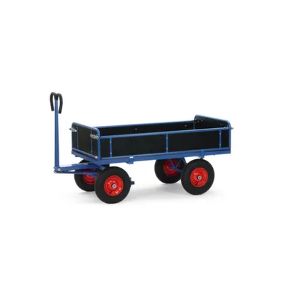 Fetra Handpritschenwagen, Tragl. 1000kg, Ladefl. LxB 1600x900mm, Siebdruckplatte Image