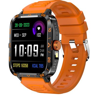 Smart Watch 1.95 inch Smartwatch Fitness Running Watch Bluetooth Pedometer Call Reminder Heart Rate Monitor Compatible with Android iOS Women Men Hands-Free Calls Media Control Message Reminder