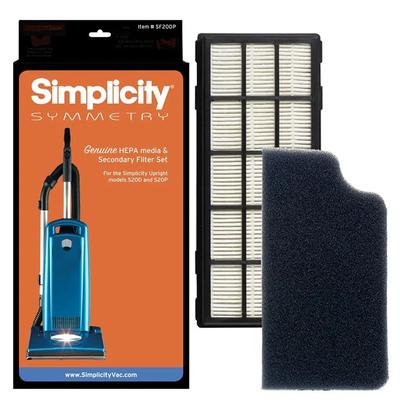 Simplicity Genuine HEPA Media and Electrostatic Filter Set for Symmetry #SF20DP, 4 Sets