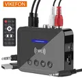Bluetooth 5.0 Ricevitore Trasmettitore FM Stereo AUX Jack da 3,5 mm RCA Adattatore audio wireless ottico Telecomando per TV Kit auto