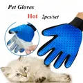 Prodotti toelettatura per cani gatti pettine di bellezza guanti per la rimozione bagno 2 pezzi massaggio per capelli bagno cani da compagnia forniture per la pulizia giardino di casa