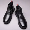 Leichte Stiefel für Herren, Gummi-Herrenschuhe, Plattform, modisch, Y2k, trendig, 2025, Größe 45,