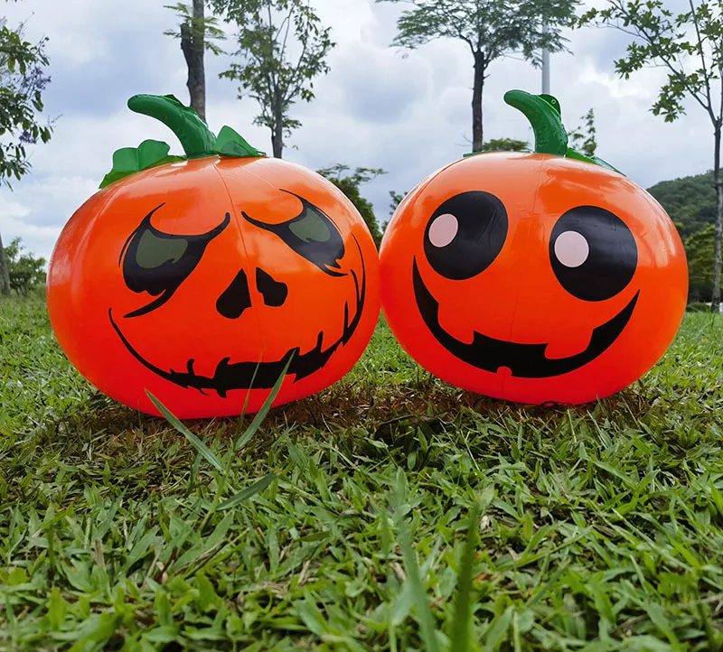 Große Halloween aufblasbare Kürbis ball PVC hängenden Geist Ballon Halloween Party Bar Spukhaus im Freien Innenhof Dekoration Image