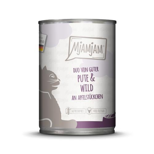 6x400g MjAMjAM Mahlzeiten Pute & Wild Katzenfutter nass