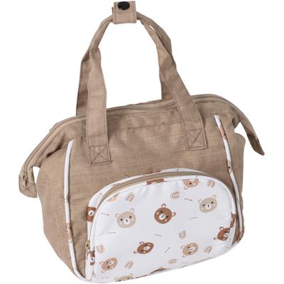 Puppen Wickeltasche CHIC2000 "Bärchen", rosa (bärchen), Puppenausstattungen, KinderB:24cm H:24cm T:15cm, Polyester, B:24cm H:24cm T:15cm