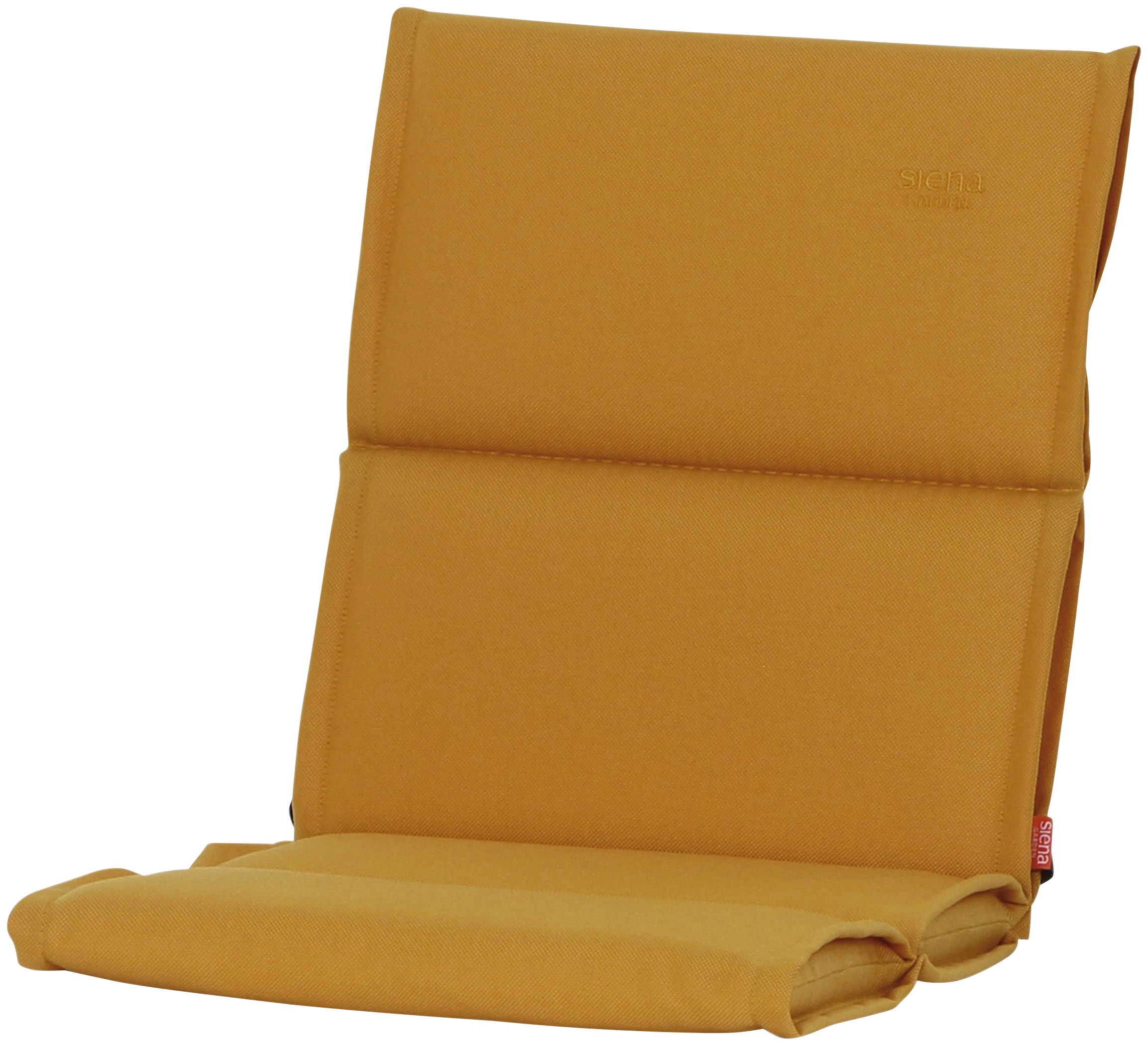 Polsterauflage SIENA GARDEN "Stella", gelb, B:46cm H:3cm T:96cm, Polsterauflagen, Polsterauflage, B/T: 46x96 cm