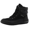 Winterboots ROMIKA, Damen, Gr. 36, schwarz, Textil, Lederimitat, unifarben, sportlich, Schuhe, Keilabsatz, Schürboots, Outdoorschuh mit Filzkragen