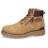 Schnürboots DOCKERS BY GERLI, Herren, Gr. 41, braun (camelfarben), Lederimitat, Textil, used, klassisch, Schuhe, Winterstiefel, Freizeitstiefel, Worker-Boots mit modischen Details