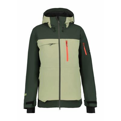 Skijacke ICEPEAK "H SKIJACKE CALE", Herren, Gr. 56, grün (spargel), Web, Obermaterial: 100% Polyester, sportlich, regular fit hüftlang, Langarm, Jacken, mit Markenlabel am Arm