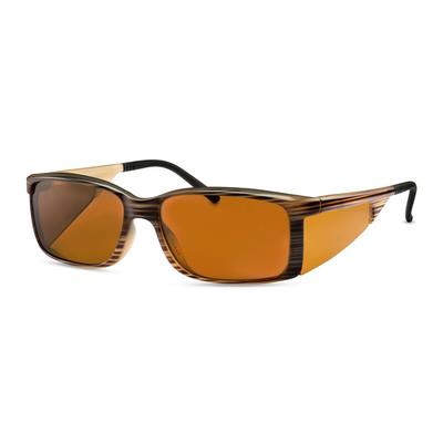 Sonnenbrille ESCHENBACH OPTIK "ambelis", Damen, braun, casual, Brillen, mit seitlichen Belüftungsschlitzen gegen Beschlagen Image
