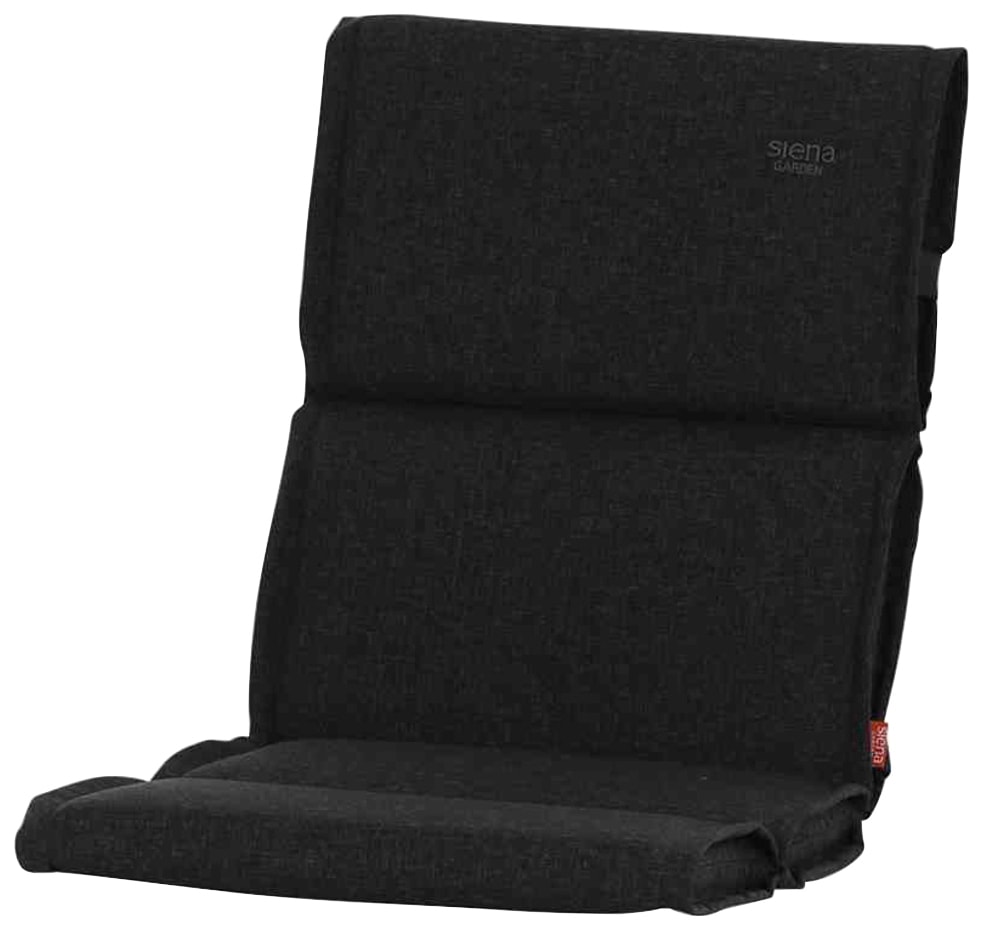 Polsterauflage SIENA GARDEN "Stella", grau (anthrazit), B:48cm H:6cm T:100cm, Olefin (Polypropylen), Polsterauflagen, Polsterauflage, B/T: 48x100 cm