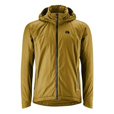 Fahrradjacke GONSO "Save Jacket Therm M", Herren, Gr. L, gelb (senf), 100% Polyester, Jacken, Herren Regenjacke wind- und wasserdicht, Radjacke mit Kapuze Image