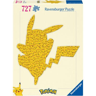 Konturenpuzzle RAVENSBURGER "Pokémon, Pikachu" Puzzles bunt Kinder Made in Germany; FSC - schützt Wald weltweit