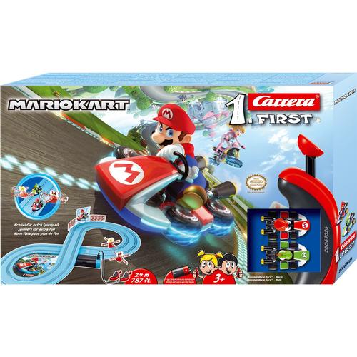 Autorennbahn CARRERA ""Carrera First - Mario Kart™"" Autorennbahnen blau Kinder