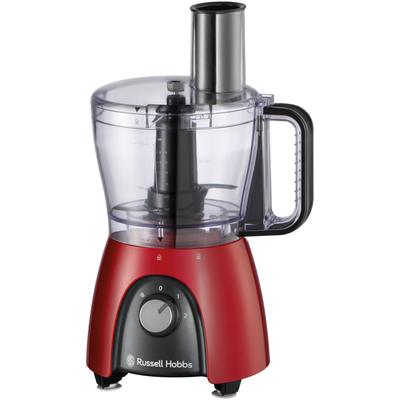 RUSSELL HOBBS Zerkleinerer "Desire Food Processor 27110-56, 2,3 Liter Glasbehälter" rot