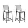 Tabouret De Bar Set De 2 Noir Wellington